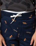 Nevada Kids Bottom Short Woven Crop Cheetah