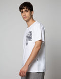 Nevada Short Sleeve T-Shirt Print Flower With Wording