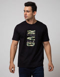 Nevada Short Sleeve T-shirt Print Army Background Horizontal