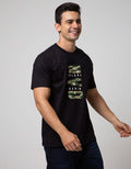 Nevada Short Sleeve T-shirt Print Army Background Horizontal