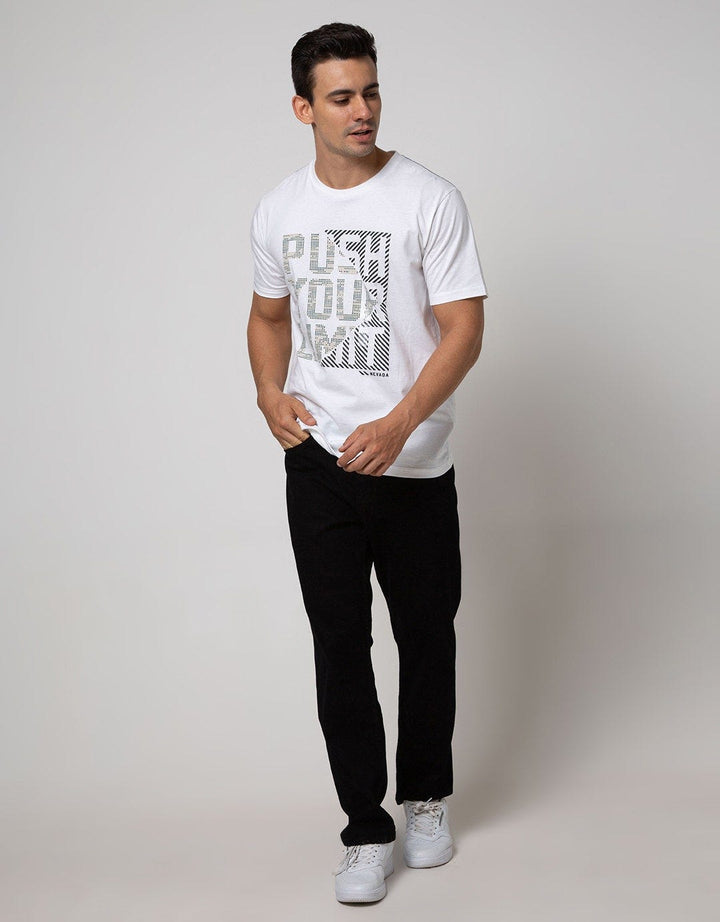 Nevada Short Sleeve T-shirt Print Army Background Push Your Limit