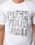 Nevada Short Sleeve T-shirt Print Army Background Push Your Limit