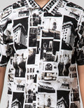 Nevada Kids Short Sleeve Shirt Fullprint Collage City