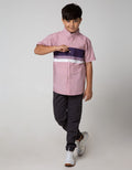 Nevada Kids Short Sleeve Shirt Check Small