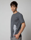 T Zone Short Sleeve T-Shirt Print Music Series Guitar