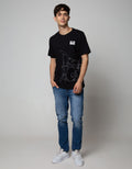 T Zone Short Sleeve T-Shirt Print Music Series Drum