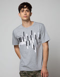T Zone Short Sleeve T-Shirt Print Music Series Piano