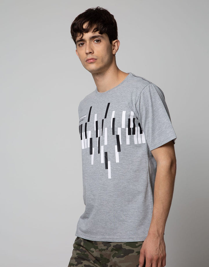 T Zone Short Sleeve T-Shirt Print Music Series Piano