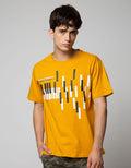 T Zone Short Sleeve T-Shirt Print Music Series Piano 2