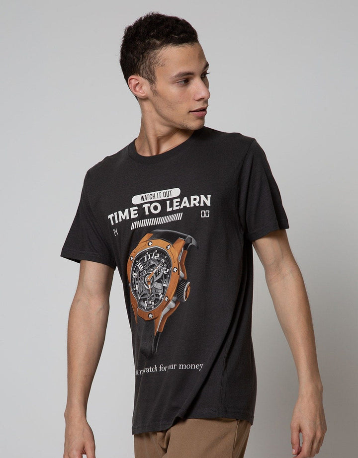 T Zone T-Shirt Photoprint Time To Learn