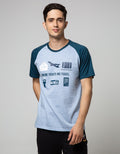 T Zone Short Sleeve Raglan T-Shirt Holiday Airline Ticket