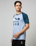 T Zone Short Sleeve Raglan T-Shirt Holiday Airline Ticket
