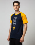 T Zone Short Sleeve Raglan T-Shirt Holiday Logo