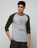 T Zone 3/4 Raglan T-Shirt Print Photography Help People
