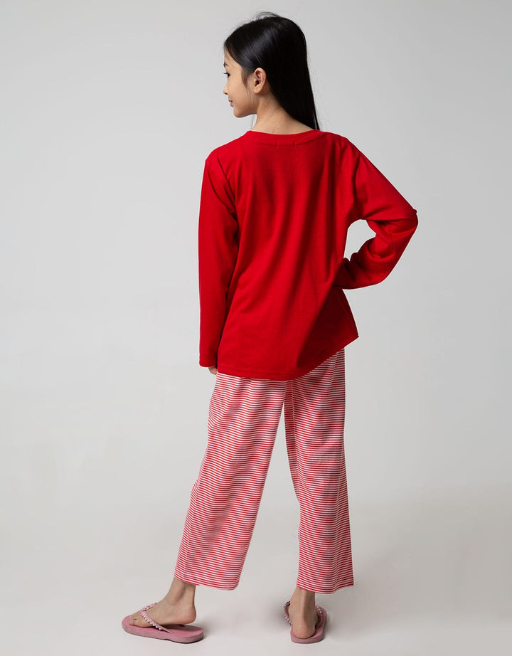 Kidz Too Top Bottom Set Piyama Long Sleeve Be Mine