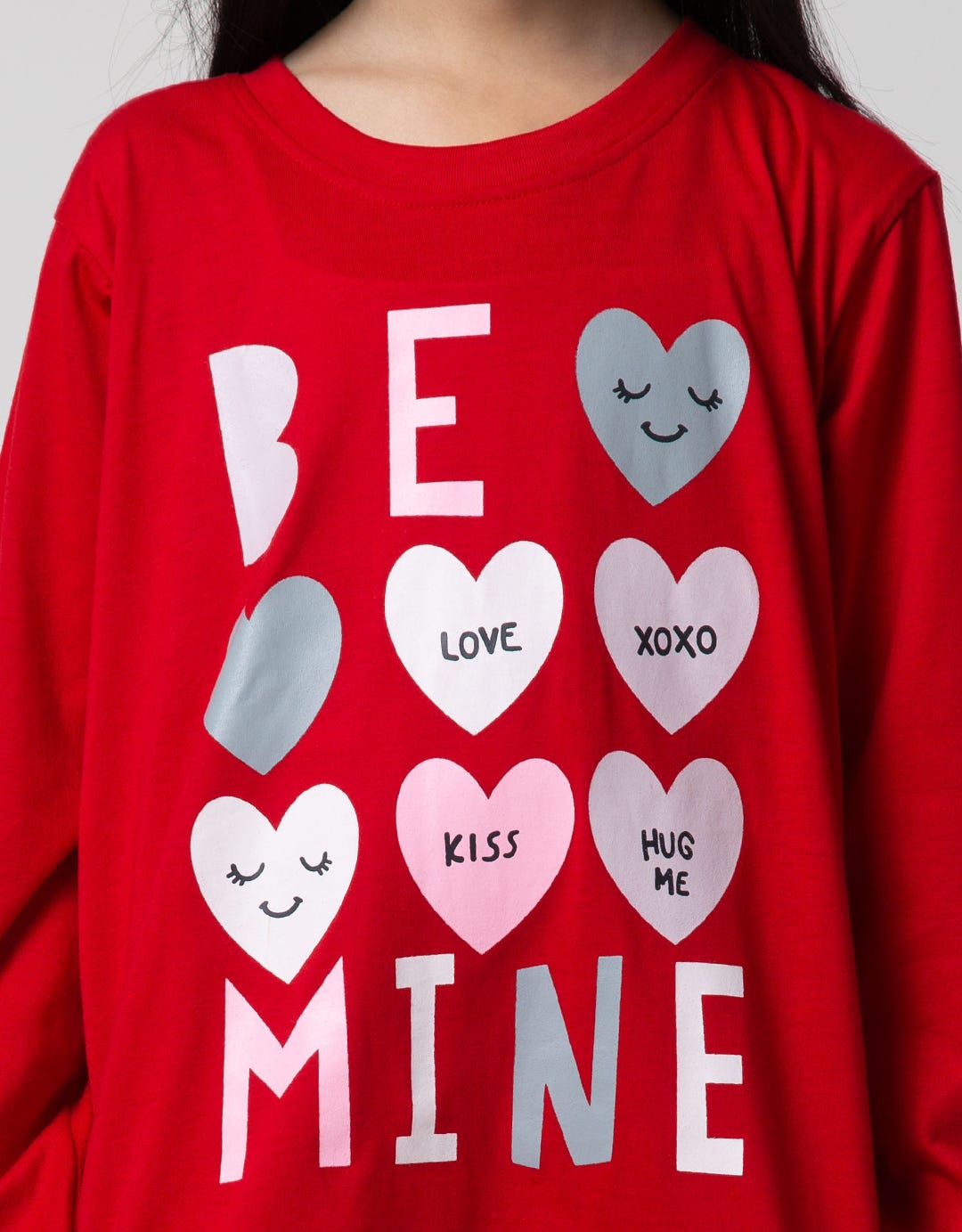 Kidz Too Top Bottom Set Piyama Long Sleeve Be Mine
