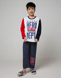Kidz Too Top Bottom Set Piyama Hero