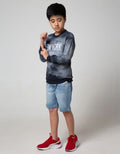 Nevada Kids Sweater Fullprint Clouds New York