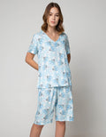 Nevada Sleepwear Pyjama Capri Bunny Sky