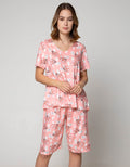 Nevada Sleepwear Pyjama Capri Bunny Sky