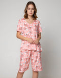 Nevada Sleepwear Pyjama Capri Bunny Sky