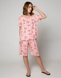 Nevada Sleepwear Pyjama Capri Bunny Sky