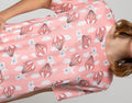 Nevada Sleepwear Ss Midi Dress Bunny Sky