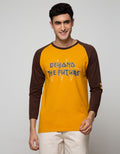T Zone Long Sleeve Raglan T-Shirt Print Beyond The Future