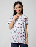 Disney Short Sleeve T-Shirt Basic Minnie Fullprint Polkadot