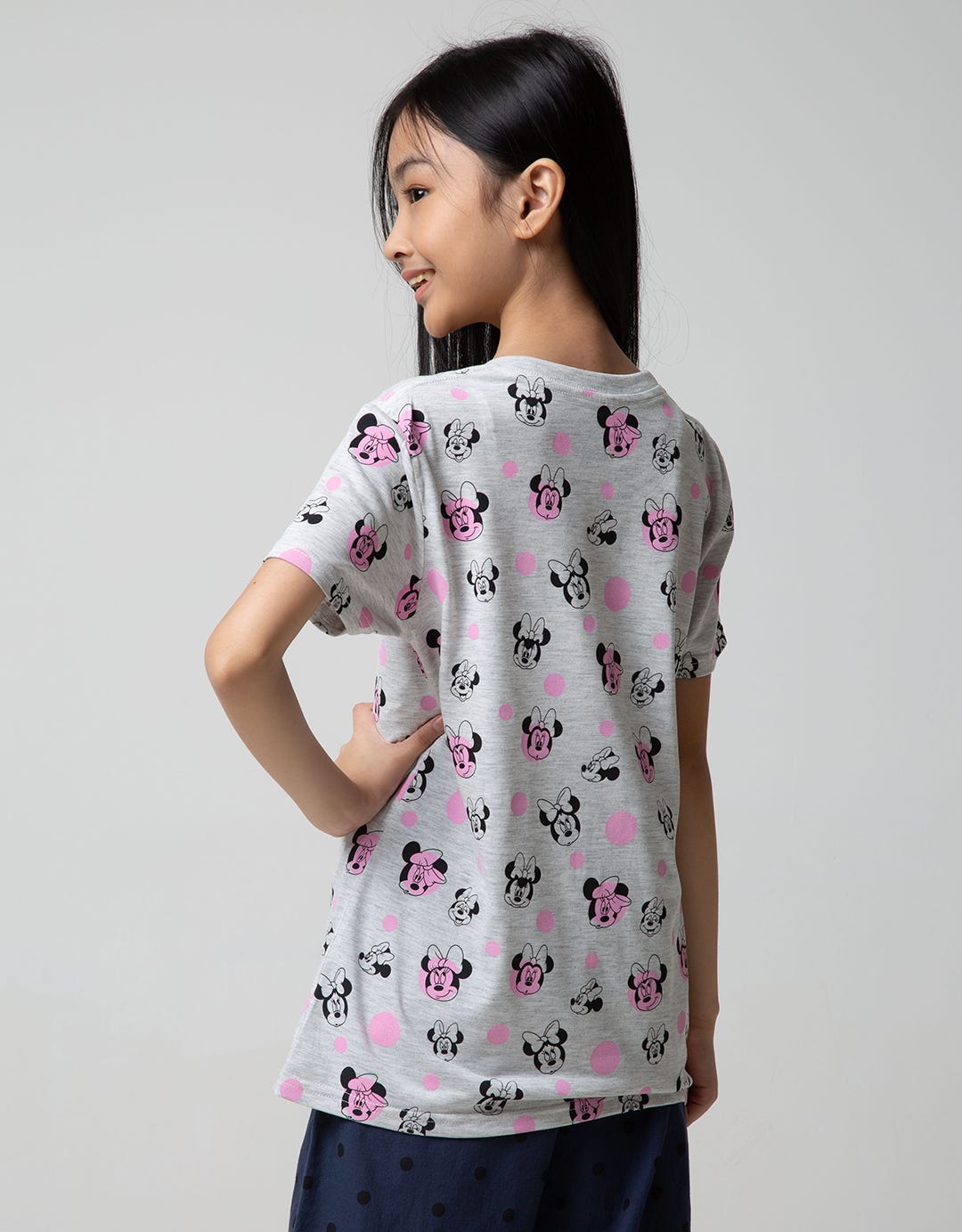 Disney Short Sleeve T-Shirt Basic Minnie Fullprint Polkadot