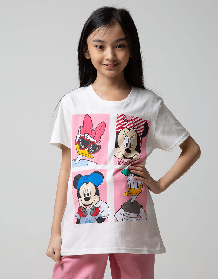 Disney Short Sleeve T-Shirt Basic Minnie And Friends