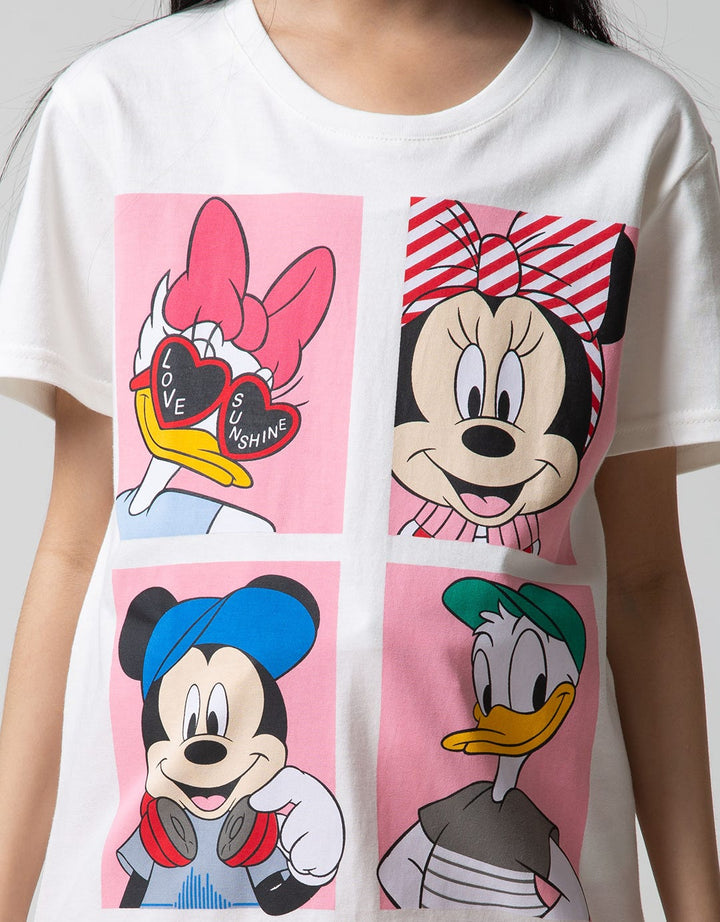 Disney Short Sleeve T-Shirt Basic Minnie And Friends