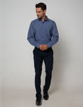 Cole Long Sleeve Shirt Check Regular Point Collar