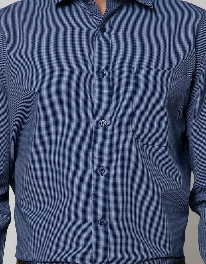Cole Long Sleeve Shirt Check Regular Point Collar