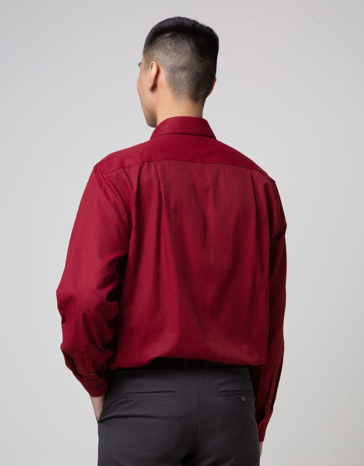 Cole Long Sleeve Shirt Solid Kn 1 Regular Point Collar