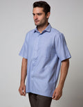 Cole Short Sleeve Shirt 302 Texture Regular Point Colla