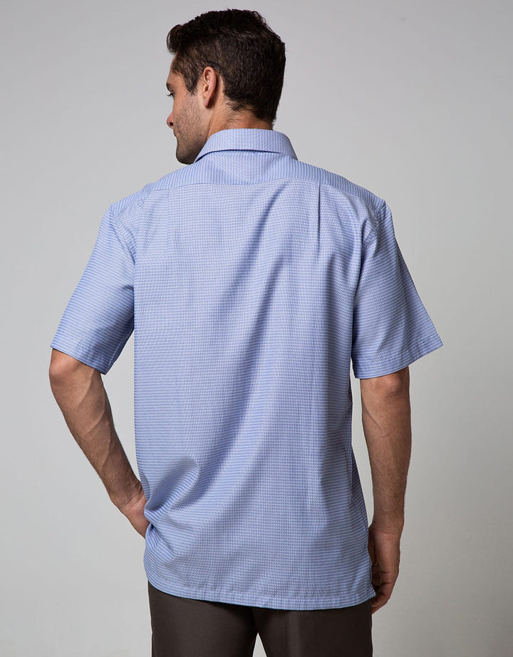 Cole Short Sleeve Shirt 302 Texture Regular Point Colla