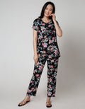 St. Yves Sleepwear Short Sleeve Midi Dress