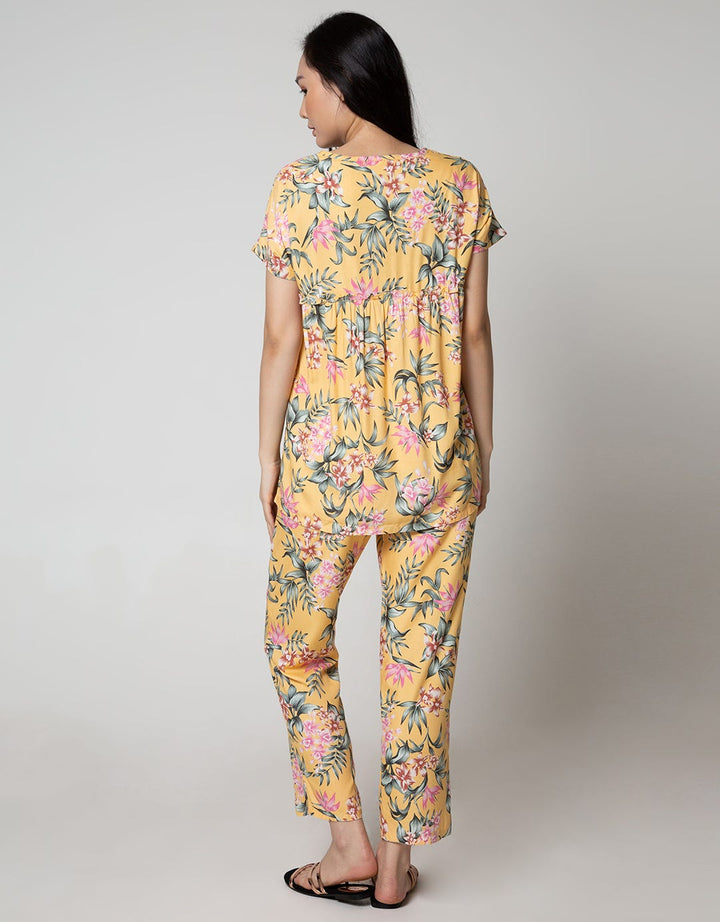St. Yves Sleepwear Short Sleeve Midi Dress