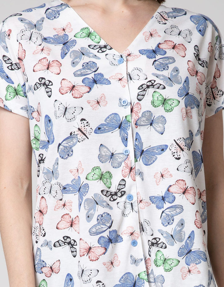 St. Yves Short Sleeve Pyjama Pants Color Butter