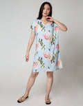 St. Yves Sleepwear Ss Midi Dress Blush Camelia