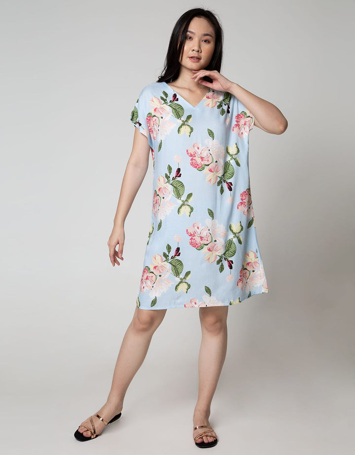 St. Yves Sleepwear Ss Midi Dress Blush Camelia