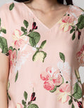 St. Yves Sleepwear Ss Midi Dress Blush Camelia
