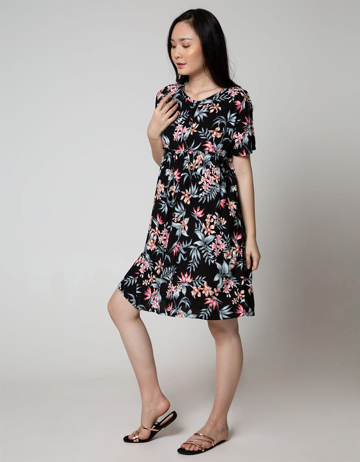 St. Yves Sleepwear Short Sleeve Midi Dress