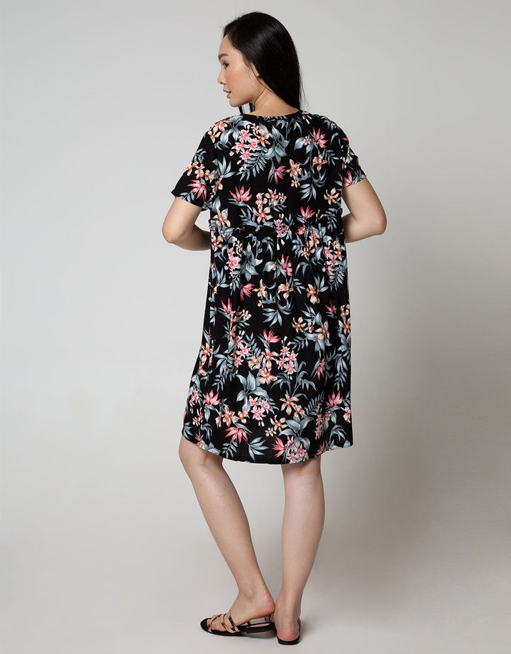 St. Yves Sleepwear Short Sleeve Midi Dress