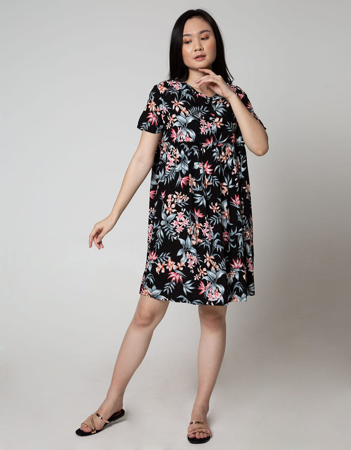 St. Yves Sleepwear Short Sleeve Midi Dress