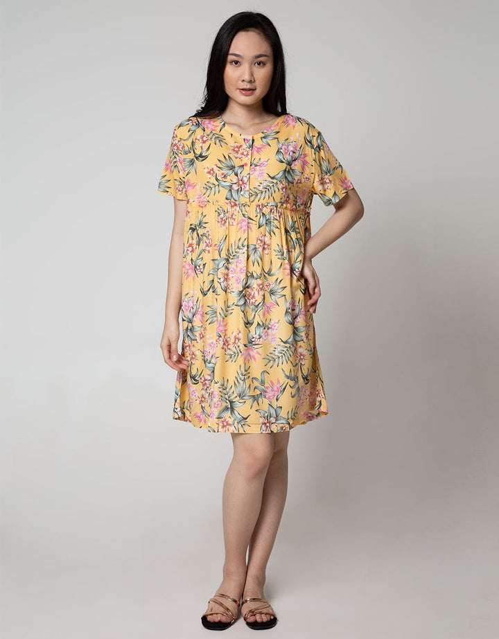 St. Yves Sleepwear Short Sleeve Midi Dress