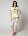 Disney Pajama Capri Mickey Sweet Dream