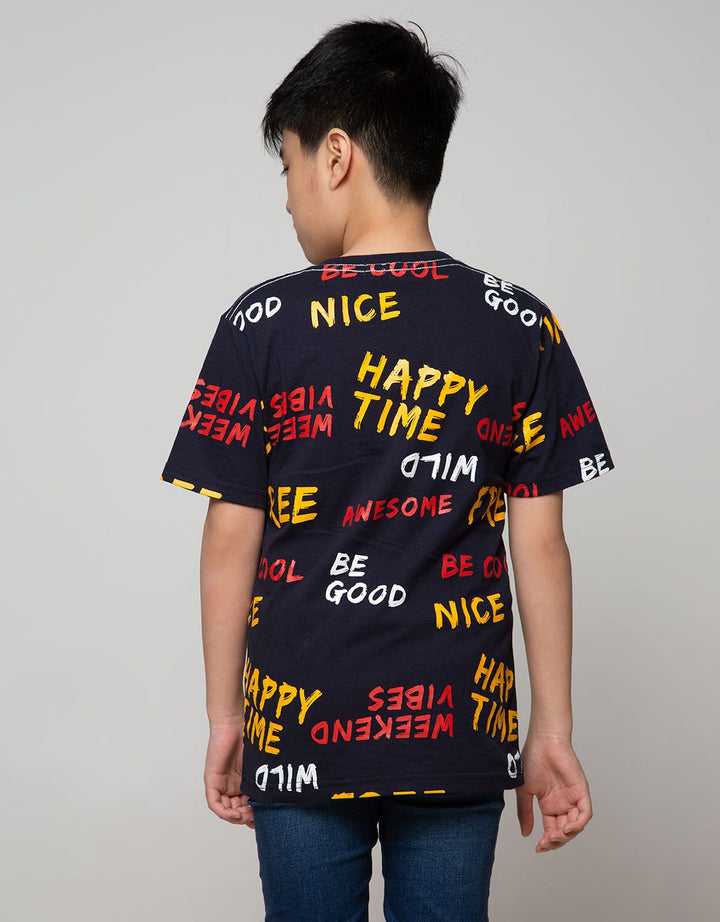 Aero Ss T-Shirt Fullprint Regu Happy Time