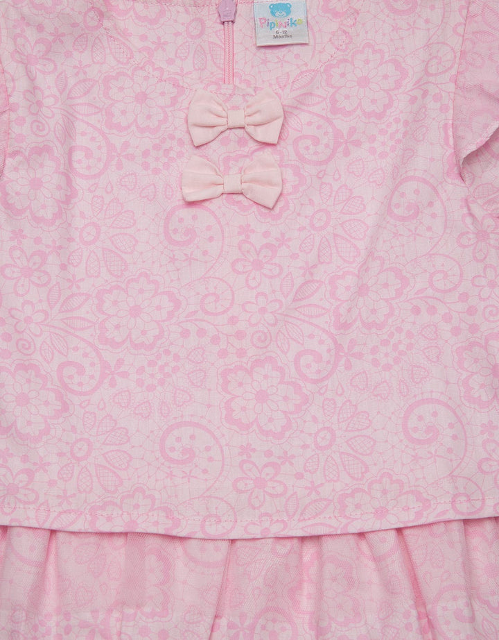 Pipiniko Top Bottom Set Blues Bunga Pita